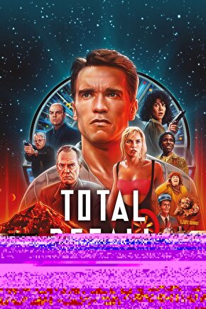Total Recall (1990) 1 AFİŞ - POSTER ( FOLYO ) - AFİŞ - POSTER-8295
