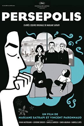Çok Renkli Persepolis 2007 Film Folyo Afiş Poster 5012