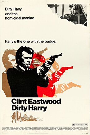 Dirty Harry (1971) ( FOLYO ) - AFİŞ - POSTER-2490