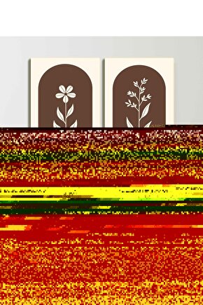 Matisse - Sanat - Soyut - Doğa - Ev - Yaşam ( 2 Li Çerçevesiz ) Poster - Afiş - Tablo NNHT657