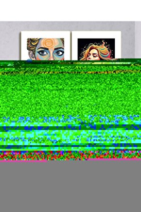 Matisse - Sanat - Soyut - Doğa - Ev - Yaşam ( 2 Li Çerçevesiz ) Poster - Afiş - Tablo NNHT850