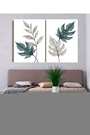 Matisse - Sanat - Soyut - Doğa - Ev - Yaşam ( 2 Li Çerçevesiz ) Poster - Afiş - Tablo NNHT329