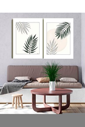 Matisse - Sanat - Soyut - Doğa - Ev - Yaşam ( 2 Li Çerçevesiz ) Poster - Afiş - Tablo NNHT226