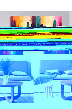 Matisse - Sanat - Soyut - Doğa - Ev - Yaşam ( 2 Li Çerçevesiz ) Poster - Afiş - Tablo NNHT771