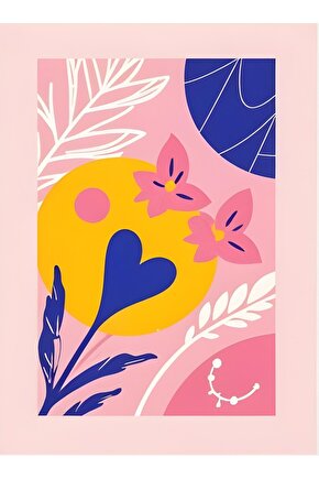 Matisse - Sanat - Soyut - Doğa - Yaşam ( Tekli Çerçevesiz ) Poster - Afiş - Tablo MKKM1829