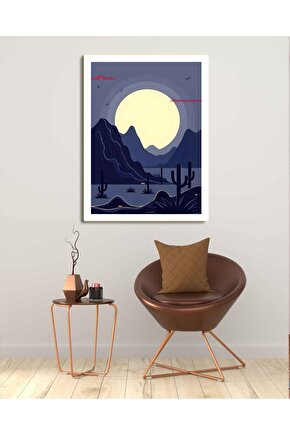 Matisse - Sanat - Soyut - Doğa - Yaşam ( Tekli Çerçevesiz ) Poster - Afiş - Tablo MKKM1995