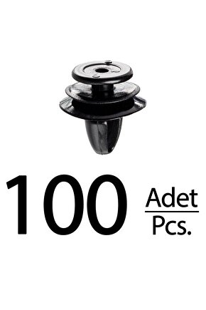 Peugeot 206 307 308 Citroen C3 için Kapı Döşeme Klips - 100 Adet