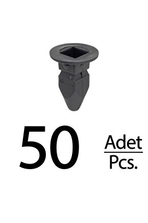 Volkswagen AUDI için Tampon ve Çamurluk Önlüğü Vida Tutucu Klips - 50 Adet