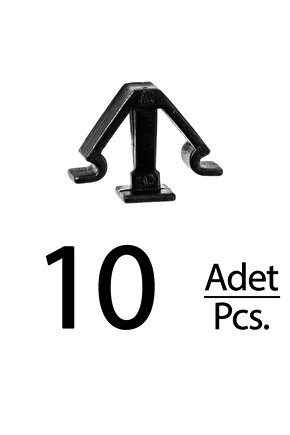 Volkswagen Seat Skoda için Tavan Döşeme Klips - 10 Adet