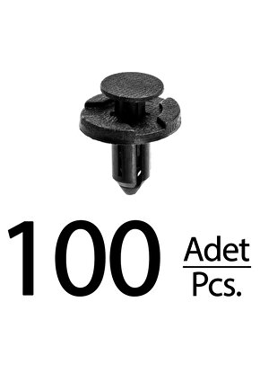 Nissan için Ön Tampon ve Far Klips - 100 Adet