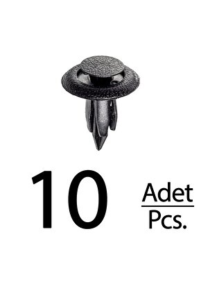 Mazda 3 6 626 323 MX-3 RX-7 İçin İç Kapı Döşeme Tutucu Klips - 10 Adet