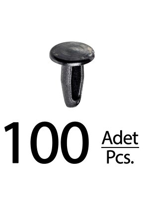 Mazda Nissan Maxima Pick-up Sentra Skyline Subaru için Tampon Klips - 100 Adet