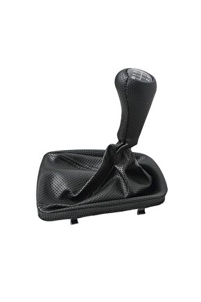 BMW 3 Serisi E46 için Vites Topuzu ve Körüğü - 5 Vites - Noktalı - Logosuz