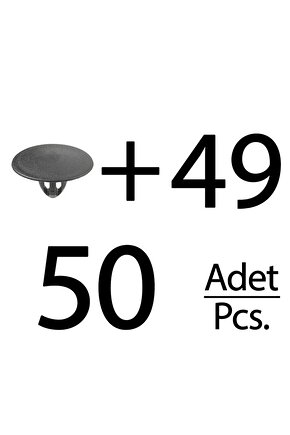 Toyota için Kaput İzalatör Klips- 50li