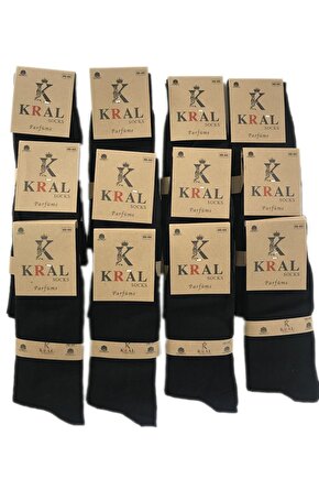 12li Yazlık Penye Erkek Orta Uzun Çorap Parfümlü