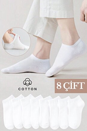 Kadın - Erkek Düz Desen (3 Çİ?FT) Pamuklu Terletmez Yazlık Görünmez Çorap Seti