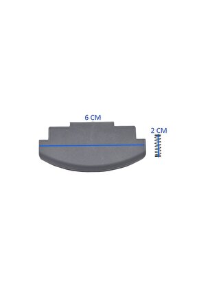 Vw T5,golf 4, Passat Için Orta Konsol Kolçak Mandalı - Gri