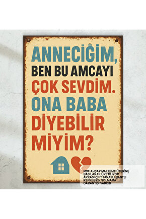 komik yeşilçam türk sineması replikleri amca baba ev dekorasyon tablo retro ahşap poster