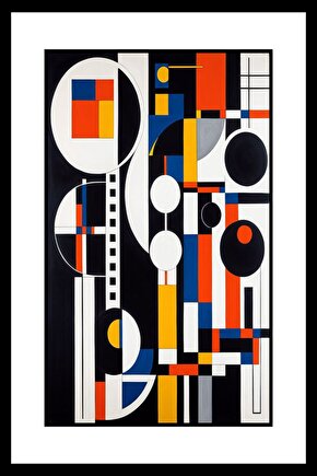 Soyut Renkli Çizim Digital Art ( ÇERÇEVESİZ - ÇERÇEVE YOKTUR ) ( ULTRA HD ) FOLYO AFİŞ - POSTER