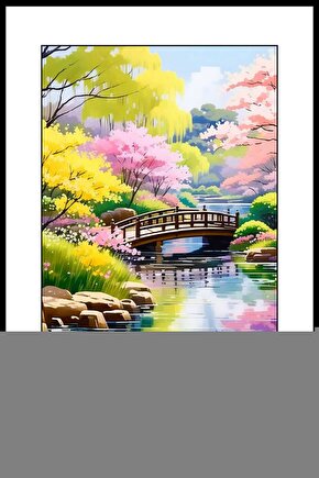 Canlı Rock Müzik Sanatsal Çerçeve Görünümlü Ahşap Tablo