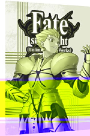 Gilgamesh Fate Zero Anime Retro Ahşap Poster