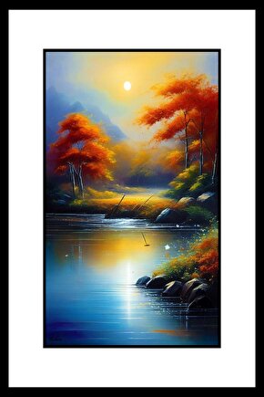 Ay Işığı Ve Hüzün Digital Art ( ÇERÇEVESİZ - ÇERÇEVE YOKTUR ) ( ULTRA HD ) FOLYO AFİŞ - POSTER