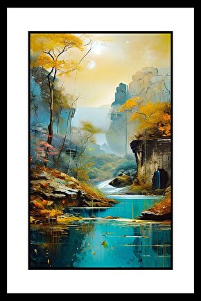 Harika Manzara Digital Art ( ÇERÇEVESİZ - ÇERÇEVE YOKTUR ) ( ULTRA HD ) FOLYO AFİŞ - POSTER