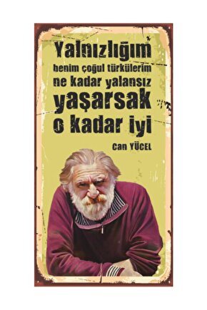 Can Yücel Ahşap Şair Posterleri