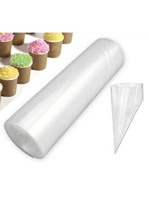 Narkalıp Tek Kullanımlık Krema Torbası Ürün Ölçüler 24x51 Cm 72 Li