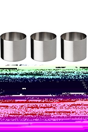 Narkalıp Yuvarlak Parfe Kek Kalıbı Derinlik 5cm Çap 6cm 6 Adet