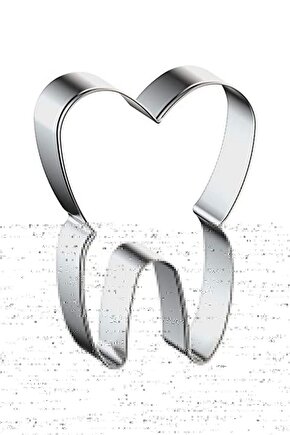 Narkalıp Diş Şeklinde Kurabiye Kalıbı Çap 8 Cm