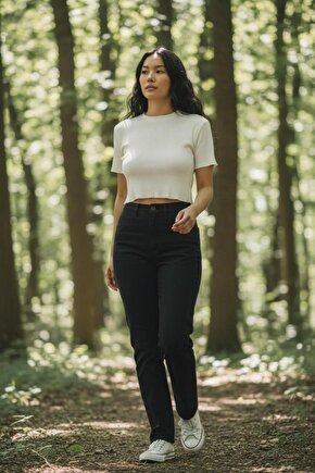 CROP SPARKLUCKY FASHİON