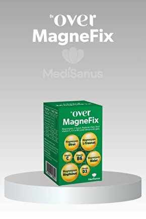 Magnefix Magnezyum L-treonat Bisglisinat Malat Sitrat Vit C D3 Ve B6 Iç. G. Tak. 1 Kutu 60 Tablet