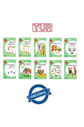 YUP 9+ Yaş Eğitim Seti (Kontrol Kutusu Dahil Değildir) Sadece kitapçıklar