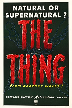 The Thing from Another World (1951) AFİŞ - POSTER ( FOLYO ) - AFİŞ - POSTER-7994