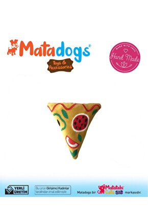 MATA DOGS Lıttle Pizza Sesli, Pelüş Köpek Oyuncağı