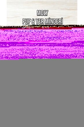 MOLY Bahçe & Ev Oturma Seti, Ayak Ucu Puf, Sırt Minderi, Oturma Minder 3 Parça