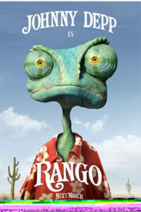 Rango (2011) 4 AFİŞ - POSTER ( FOLYO ) - AFİŞ - POSTER-5310