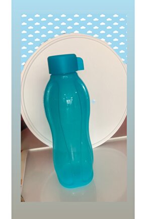 Eko Şişe 1 Litre Mavi Çevir Aç Kapak