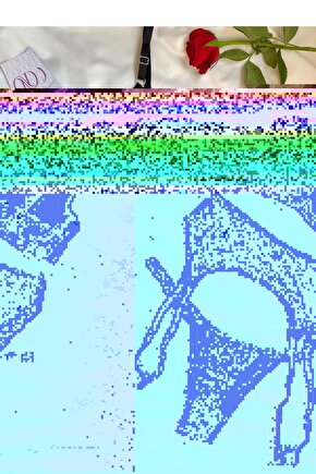 Tül Siyah Jartiyer Takımı 3lü Set