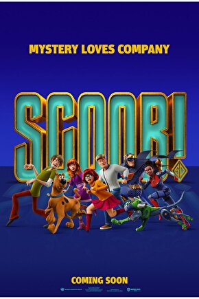 Scoob! (2020) 3 AFİŞ - POSTER ( FOLYO ) - AFİŞ - POSTER-5613
