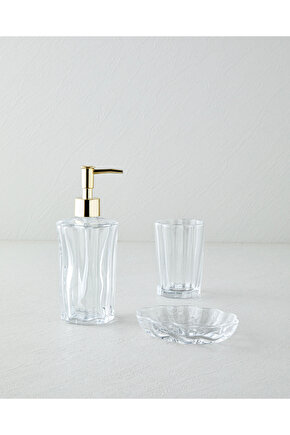 Bega 3lü Banyo Seti 14,5 cm Şeffaf
