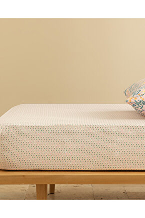 Tetrad Kolay Ütülenir Tek Kişilik Lastikli Çarşaf Açık Pembe