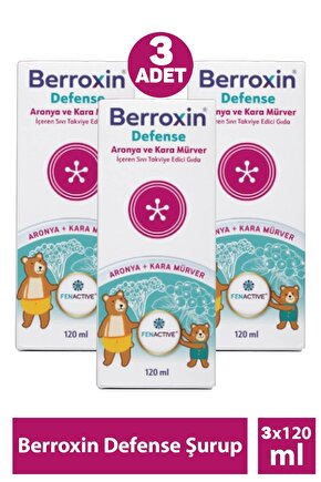 Berroxin Defense Şurup 120 ml 3 Adet