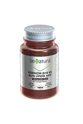 Koenzim Q10 ve Alfa Lipoik Asit 60 Kapsül