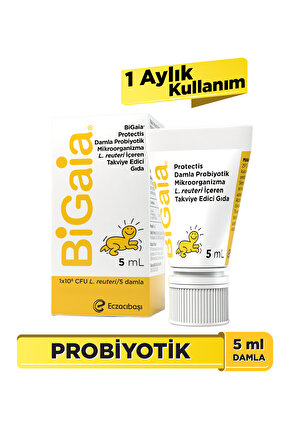 Probiyotik Damla 5 mL - 1 Aylık Kullanım - Sindirim Sistemi&Bağışıklık&Bağırsak Desteği