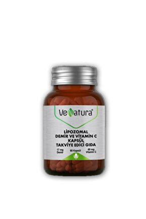 Lipozomal Demir ve Vitamin C 60 Kapsül