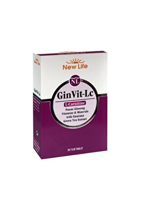 GinVit-Lc L- Carnitine 30 Film Tablet