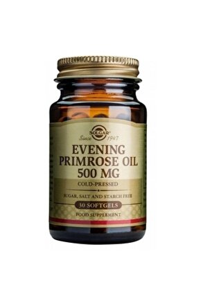 Evening Primrose Oil 500mg 30 SoftGel Kapsül