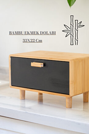 Bambu Ekmek Dolabı Ekmek Kutusu